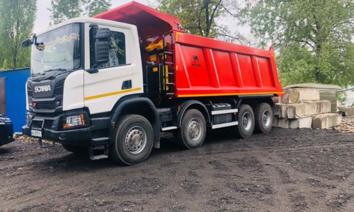 Аренда самосвала Scania 30 тонн